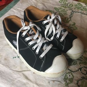 RARE 90s Skechers Chrome Dome grunge B&W Sneakers